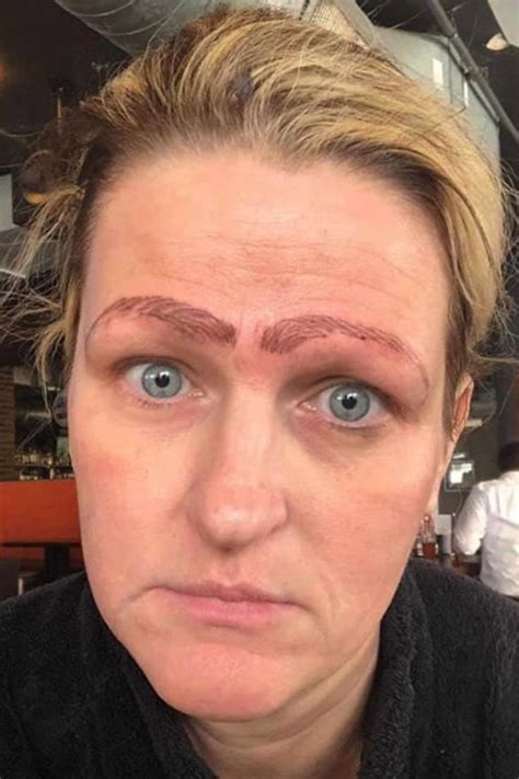 bad microblading eyebrows